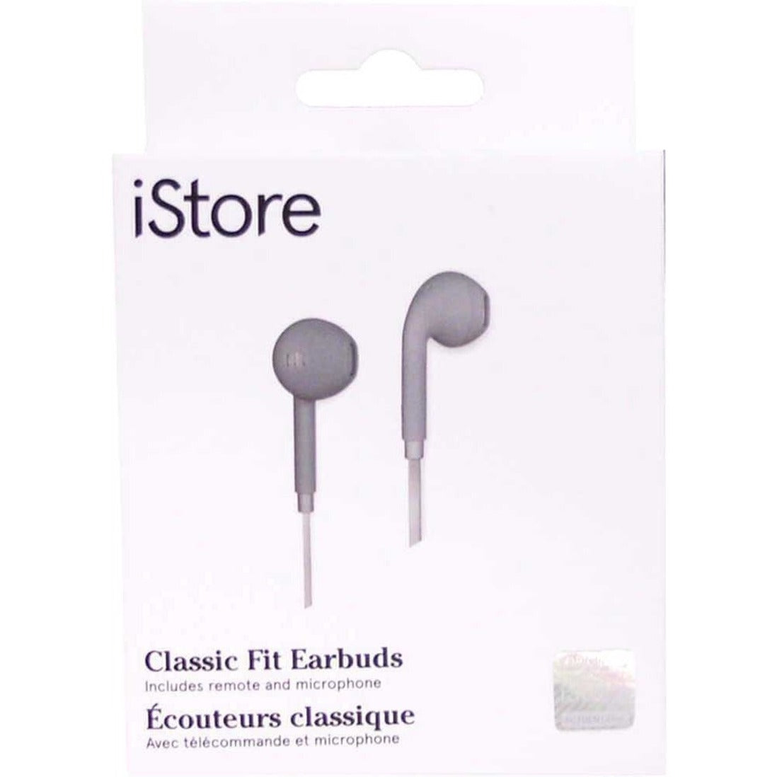 iStore Classic Fit Earbuds (Gray)