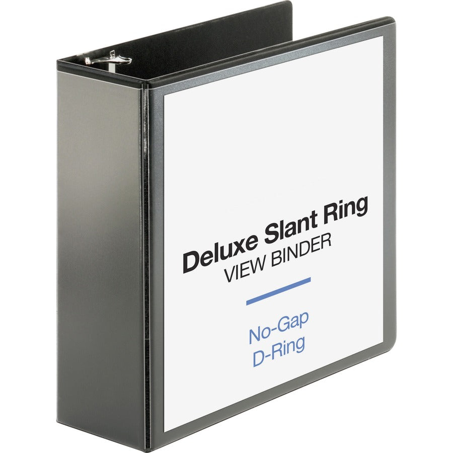 Business Source Deluxe Slant Ring View Binder