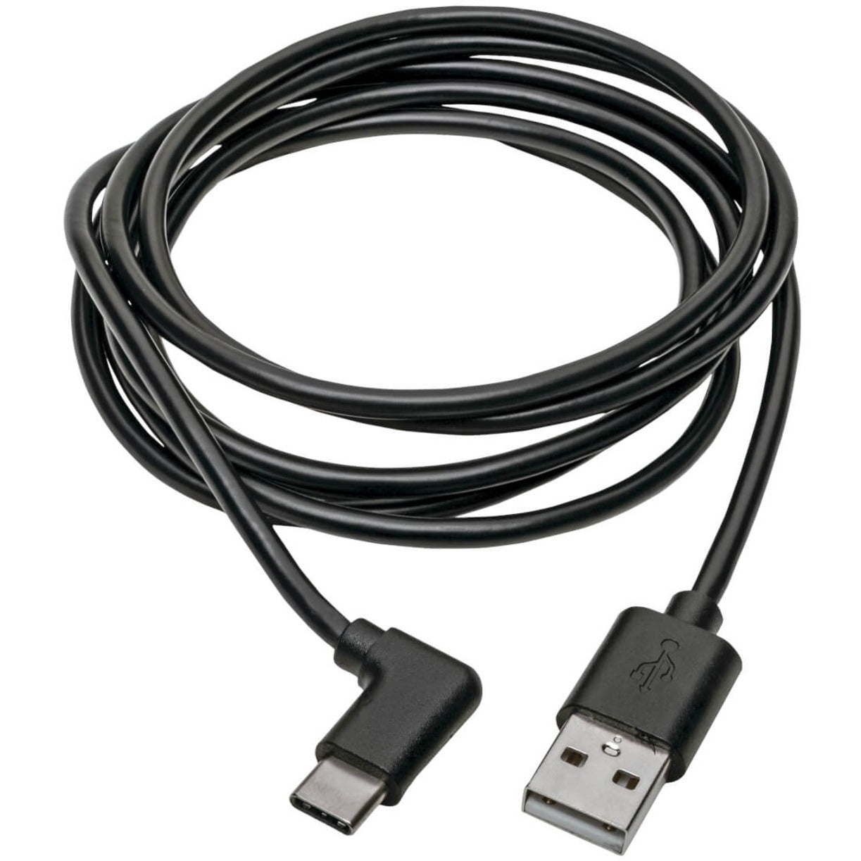 Tripp Lite USB 2.0 Hi-Speed Cable A to USB Type C USB C M/M Right-Angle 6ft 6'