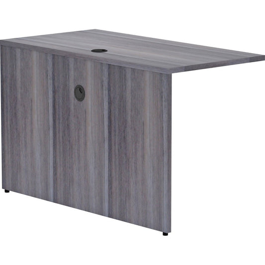 Lorell Weathered Charcoal Laminate Desking