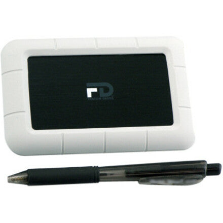 Fantom Drives 1TB Portable Hard Drive - Robusk Mini - 7200RPM USB 3 Aluminum Black FRM1000P-G Government Drop Ship Only