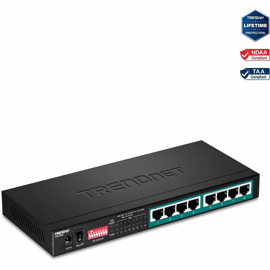8PORT GIGABIT LONG RANGE SWITCH