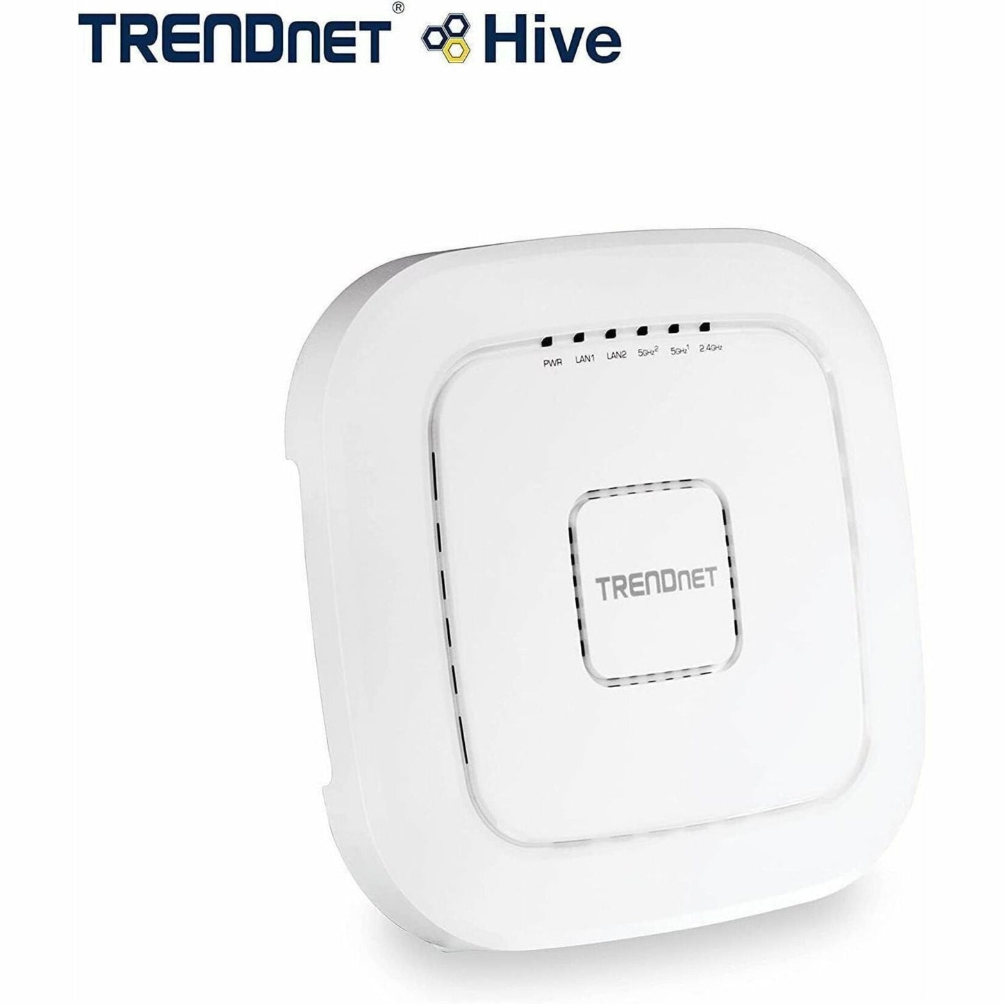 TRENDnet AC2200 Tri-Band PoE+ Indoor Wireless Access Point 867Mbps WiFi AC + 400Mbps WiFi N Bands Wave 2 MUMIMO Client bridge WDS AP WDS Bridge WDS Station Repeater Modes White TEW-826DAP