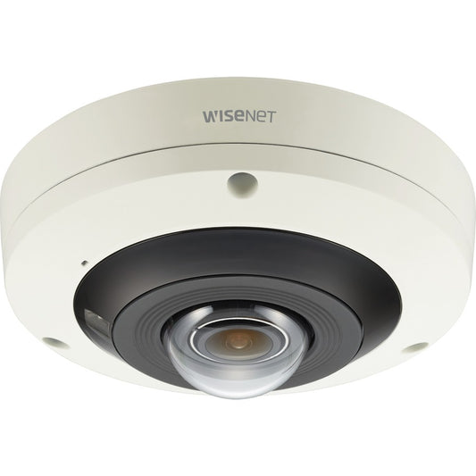 Wisenet PNF-9010R 9 Megapixel Indoor HD Network Camera - Color Monochrome - Dome