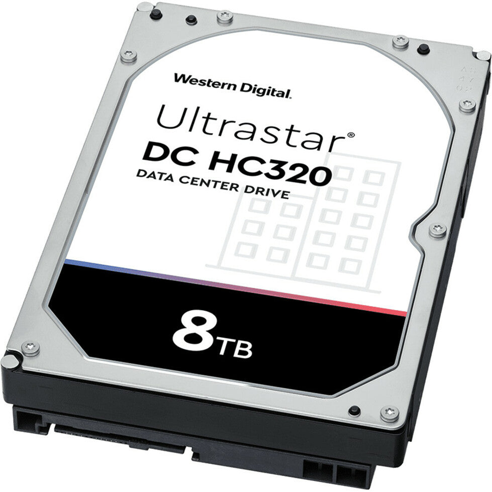WD Ultrastar DC HC320 8 TB Hard Drive - Internal - SATA (SATA/600) - 3.5" Carrier