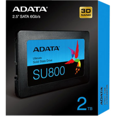 Adata Ultimate SU800 SU800SS 2 TB Solid State Drive - 2.5" Internal - SATA (SATA/600) - Black