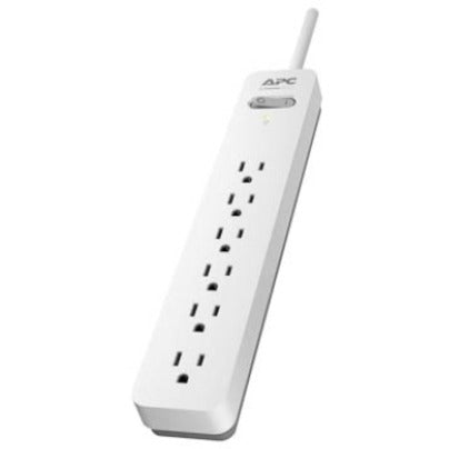 APC by Schneider Electric Essential SurgeArrest 6 Outlet 6 Foot Cord 120V White and Grey