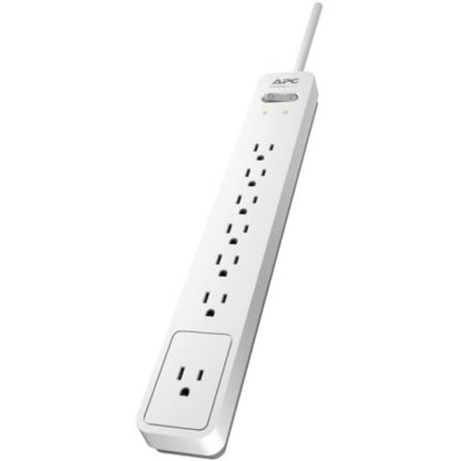 APC by Schneider Electric Essential SurgeArrest 7 Outlet 6 Foot Cord 120V White and Grey