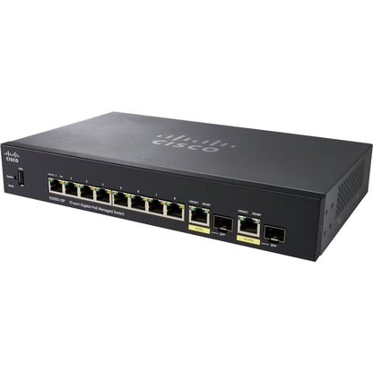 Cisco SG350-10P 10-port Gigabit POE Managed Switch