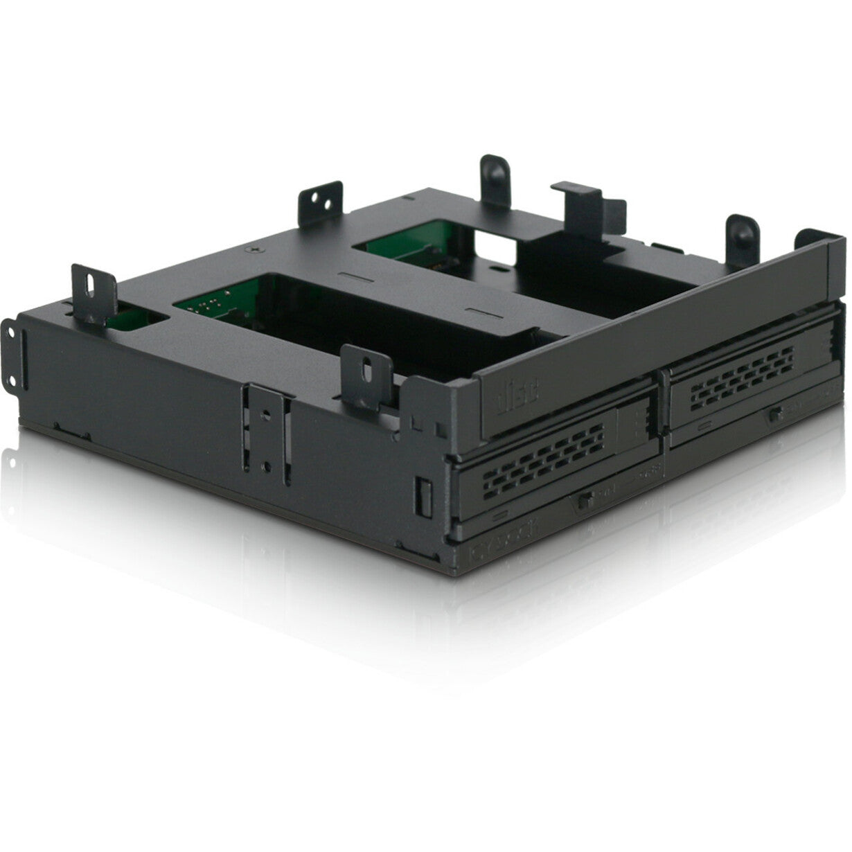 Icy Dock ExpressCage MB732SPO-B Drive Enclosure for 5.25" - Serial ATA/600 Host Interface Internal - Black