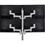 Atdec quad monitor arm desk mount - Flat and Curved up to 30in - VESA 75x75 100x100