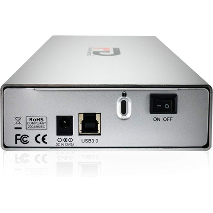 Fantom Drives 10TB External Hard Drive - GFORCE 3 - USB 3 Aluminum Silver GF3S10000U