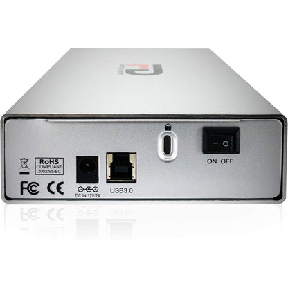 Fantom Drives 1TB External Hard Drive - GFORCE 3 - USB 3 Aluminum Silver GF3S1000U