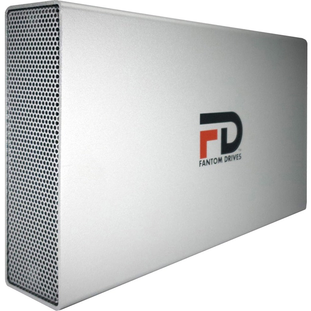 Fantom Drives 10TB External Hard Drive - GFORCE 3 PRO - 7200RPM USB 3 Aluminum Silver GF3S10000UP