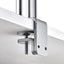 Atdec dual monitor/notebook desk mount - Flat and curved monitors up to 32in - VESA 75x75 100x100