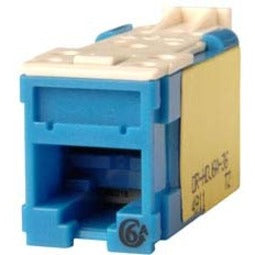 Ortronics Clarity High Density Jack (HDJ) CAT6A T568A/B Blue