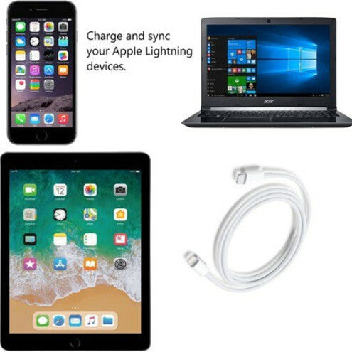 4XEM MFi Certified USB 3.1 Type-C to 8-Pin Lightning Cable - 3FT