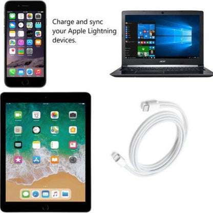 4XEM MFi Certified USB 3.1 Type-C to 8-Pin Lightning Cable - 3FT