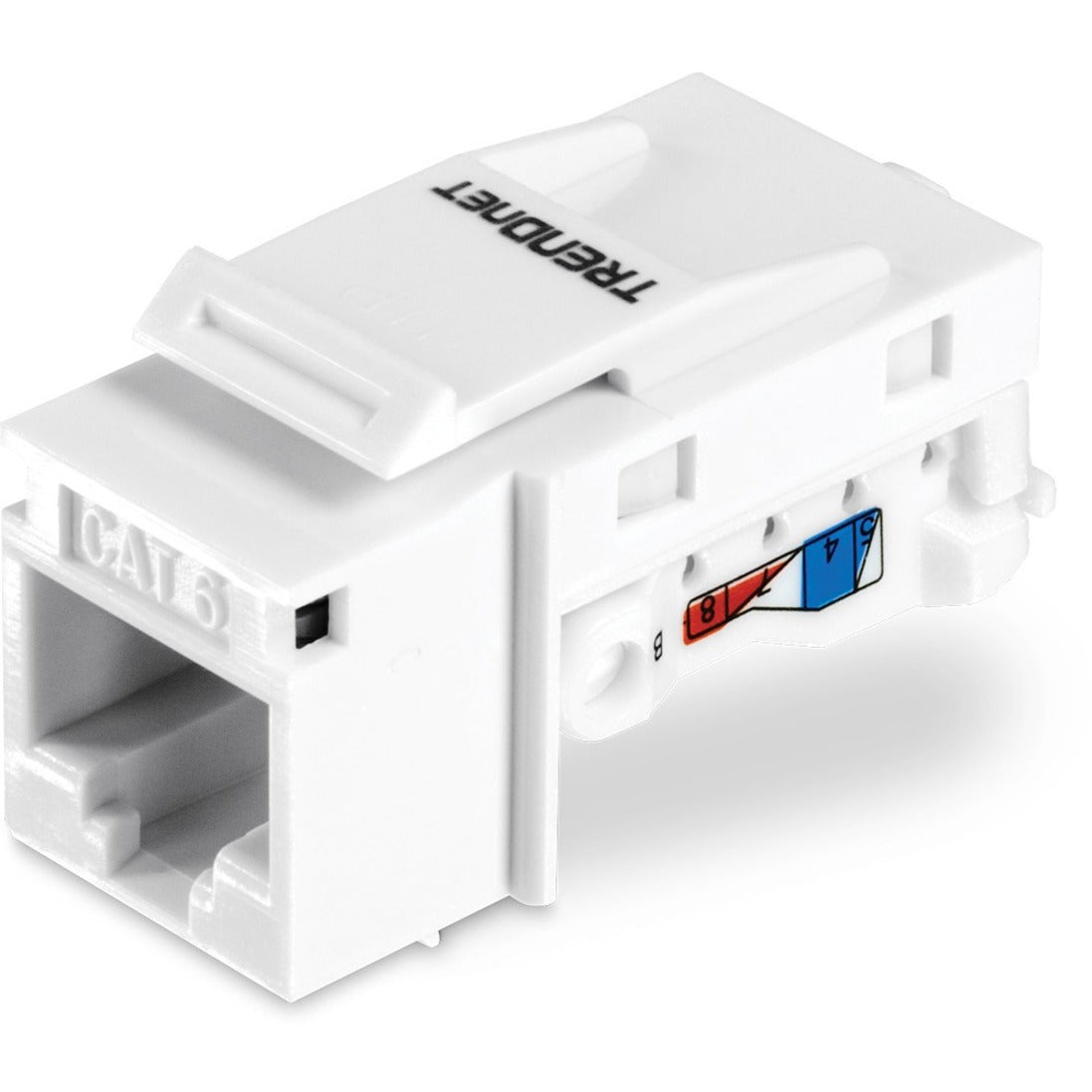 TRENDnet Cat6 Keystone Jack 50-Pack Bundle TC-K50C6 Compatible with Cat5/Cat5e/Cat6 Cabling Cat6 RJ45 Keystone Jacks Use with the TC-KP24 or TC-KP48 Blank Keystone Patch Panels (Sold Separately)