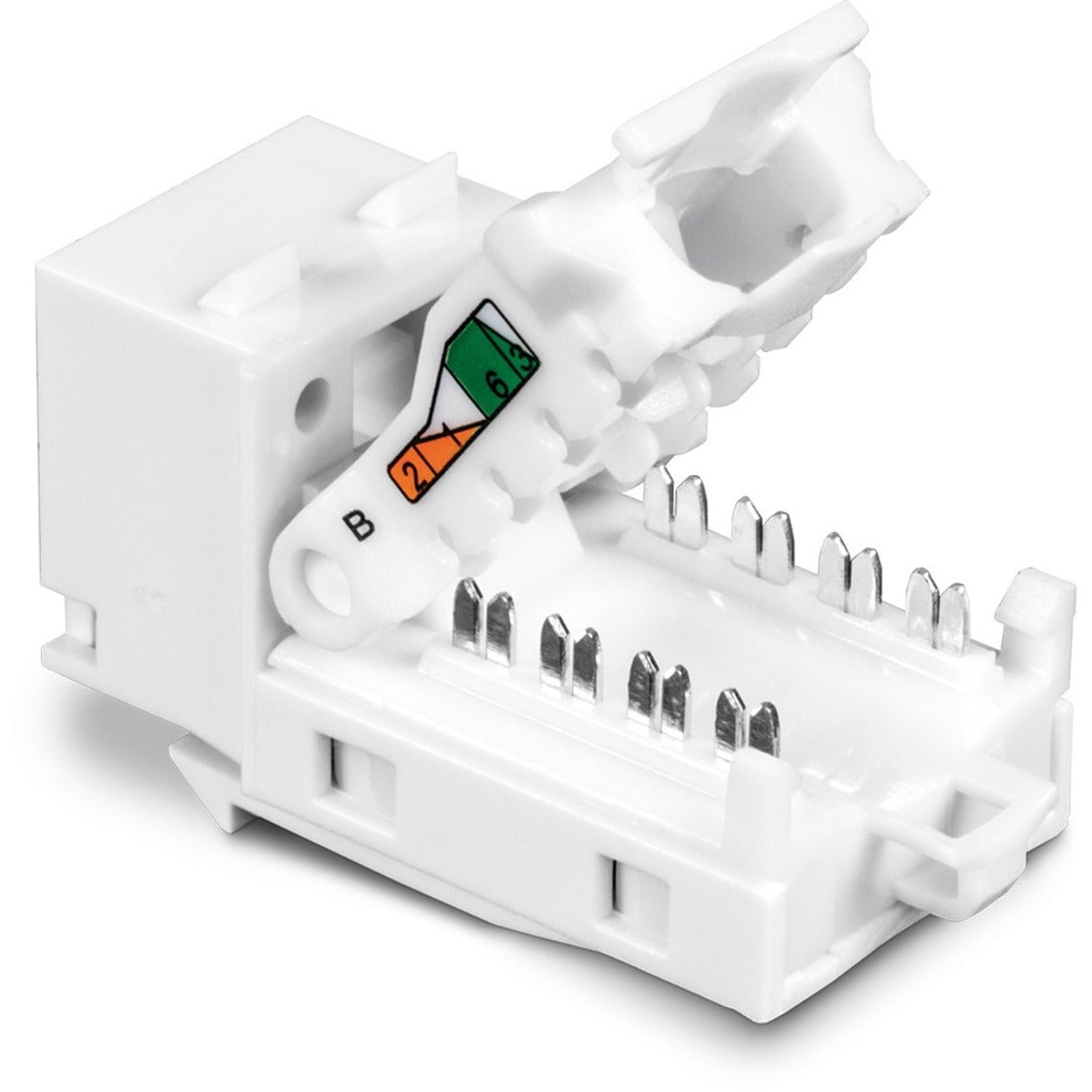 TRENDnet Cat6 Keystone Jack 50-Pack Bundle TC-K50C6 Compatible with Cat5/Cat5e/Cat6 Cabling Cat6 RJ45 Keystone Jacks Use with the TC-KP24 or TC-KP48 Blank Keystone Patch Panels (Sold Separately)