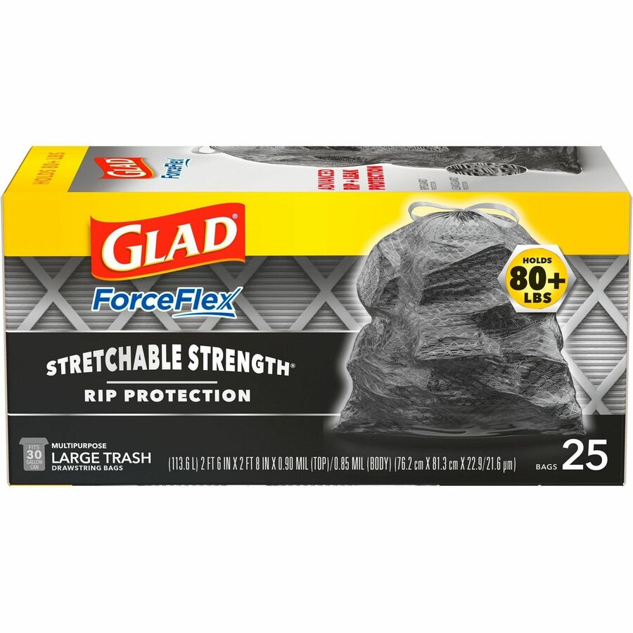 Glad ForceFlexPlus Large Drawstring Trash Bags