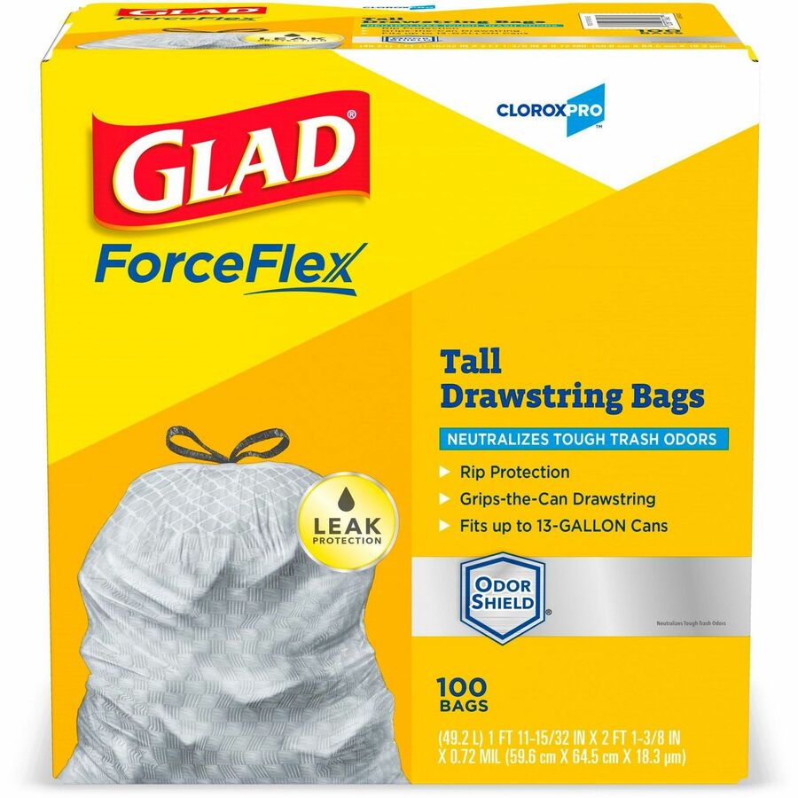 CloroxPro&trade; ForceFlex Tall Kitchen Drawstring Trash Bags