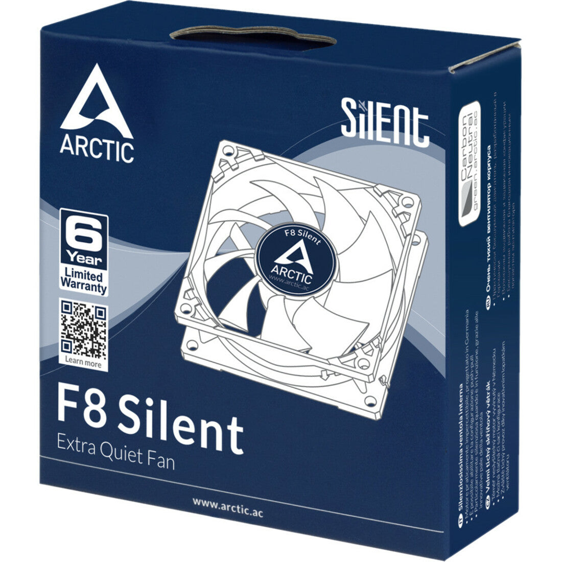 Arctic Cooling 3-Pin Fan with Standard Case - 1 Pack