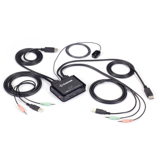 2PT 4K60 DP CAB KVM SWITCH     