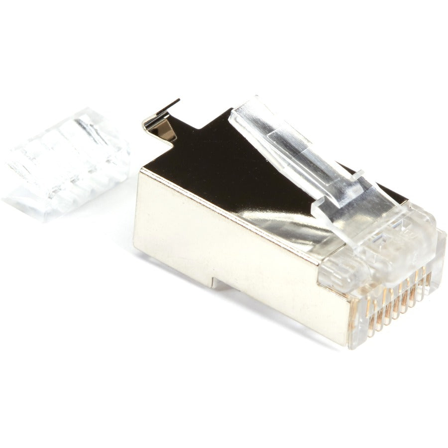 Black Box CAT6 Modular Plug For 23-AWG Wire - Shielded RJ45 100-Pack