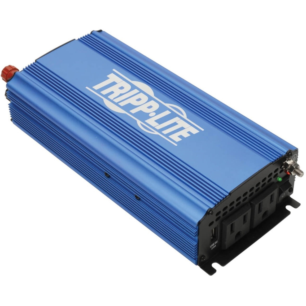 Tripp Lite 750W Light-Duty Compact Power Inverter with 2 AC/1 USB 2.0A/Battery Cables Mobile