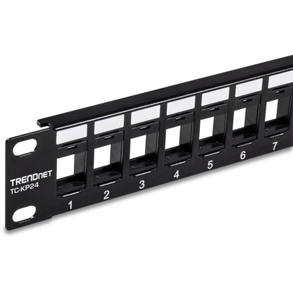 24PORT BLANK KEYSTONE 1U PATCH 