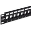 24PORT BLANK KEYSTONE 1U PATCH 