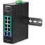 10PORT MANAGED POE+ DIN-RAIL   