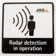 RADAR DETECTION STICKER EN 10PC