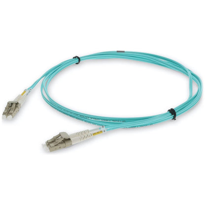 AddOn 1m LC (Male) to LC (Male) Aqua OM3 Duplex OFNR (Riser-Rated) Straight Fiber Patch Cable