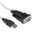 5FT USB TO NULL MODEM RS232 DB9