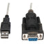5FT USB TO NULL MODEM RS232 DB9