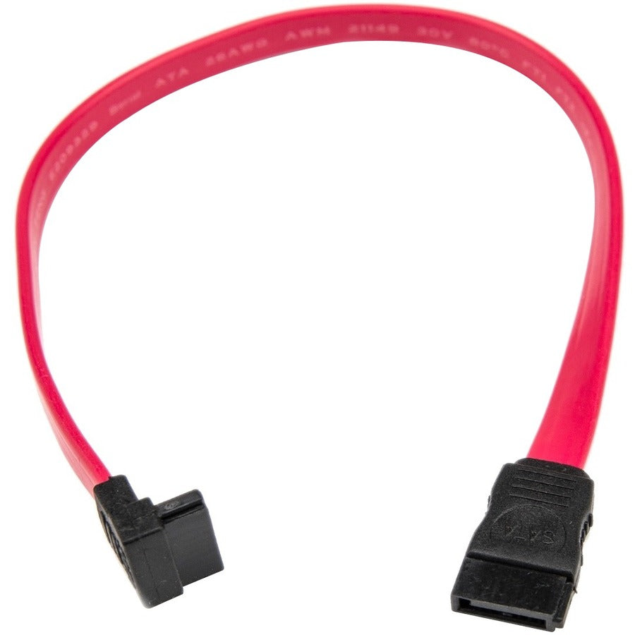 12IN SATA TO 90D ATA RED CABLE 