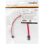 12IN SATA TO 90D ATA RED CABLE 