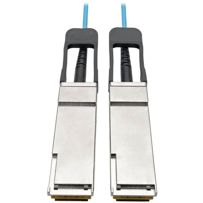 Tripp Lite QSFP+ to QSFP+ Active Optical Cable - 40Gb AOC M/M Aqua 1 m (3 ft.)