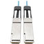 Tripp Lite QSFP+ to QSFP+ Active Optical Cable - 40Gb AOC M/M Aqua 1 m (3 ft.)