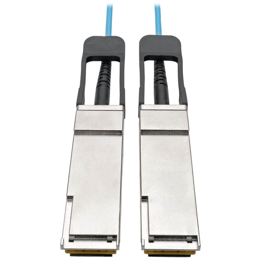 Tripp Lite QSFP+ to QSFP+ Active Optical Cable - 40Gb AOC M/M Aqua 2 m (6.6 ft.)