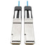 Tripp Lite QSFP+ to QSFP+ Active Optical Cable - 40Gb AOC M/M Aqua 5 m (16.4 ft.)