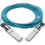 Tripp Lite QSFP+ to QSFP+ Active Optical Cable - 40Gb AOC M/M Aqua 10 m (32.8 ft.)