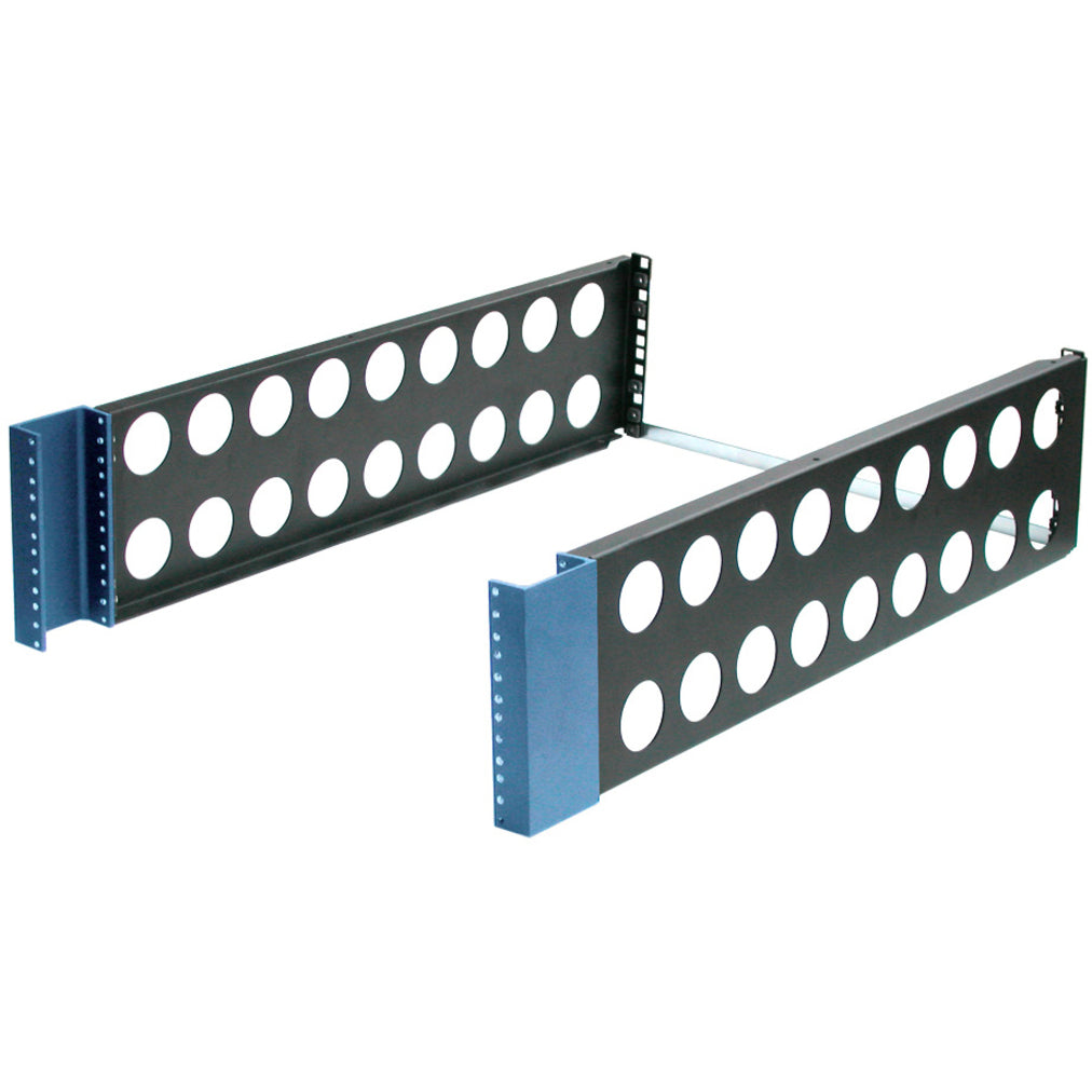 Rack Solutions 4U Flush Mount Conversion Bracket 2-Pack (26in Deep) with 2U Adapter Brackets 4-Pack (2 bends 0.59in Deep)