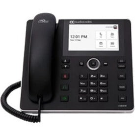 AudioCodes C450HD IP Phone - Corded - Cordless - Wi-Fi Bluetooth - Wall Mountable - Black