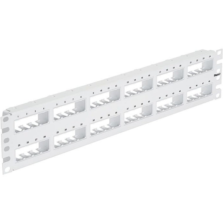 PanNet FlatUnshielded Patch Panel 48 Port 2 RU White