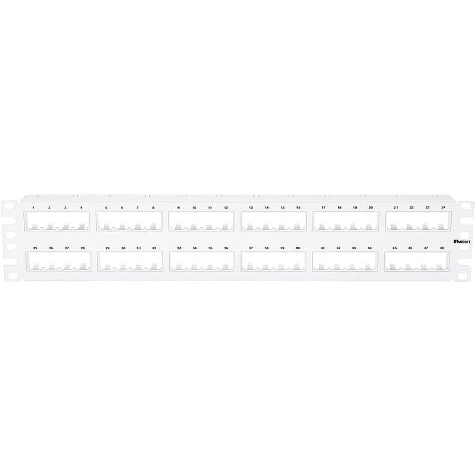 PanNet FlatUnshielded Patch Panel 48 Port 2 RU White