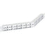 PanNet Mini Com 48-port Modular High Density Angled Patch Panel in White (1RU)
