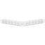 PanNet Mini Com 48-port Modular High Density Angled Patch Panel in White (1RU)